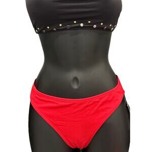 NWT California Waves bikini bottoms red Macys bundle